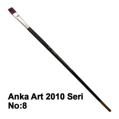 Anka Art Sentetik Düz Kesik Uçlu Fırça 2010 Seri No 8