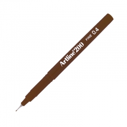 Artline - Artline Fineliner 200 0.4mm İnce Uçlu Çizim Kalemi Dark Brown
