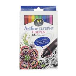 Artline - Artline Supreme Fine Pen 0.4mm 10lu Set