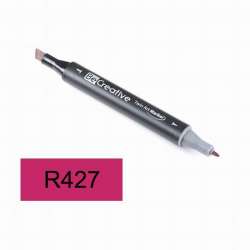 Be Creative - Be Creative Twin Art Marker Kalem Old Red R427