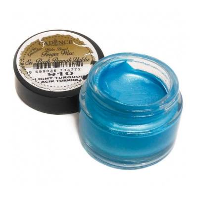 Cadence Su Bazlı Parmak Yaldız Finger Wax No:910 Açık Turkuaz