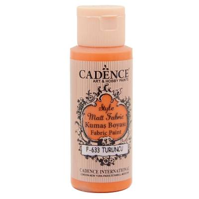 Cadence Style Matt Fabric Kumaş Boyası 59ml F633 Turuncu