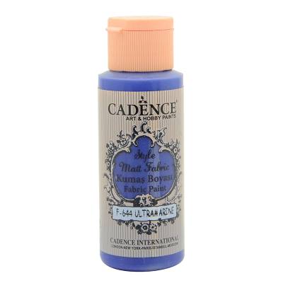 Cadence Style Matt Fabric Kumaş Boyası 59ml F644 Ultramarine