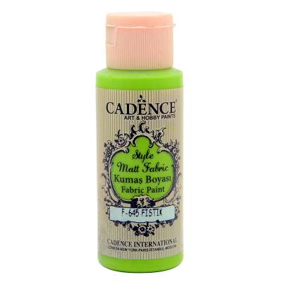 Cadence Style Matt Fabric Kumaş Boyası 59ml F645 Fıstık Yeşili