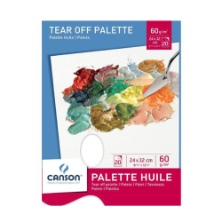 Canson - Canson Tear of Palette Kullan At Palet 24x32 cm 60 g 20 Yaprak