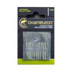 Chameleon - Chameleon Replacement Nibs 10lu Paket Bullet Nibs