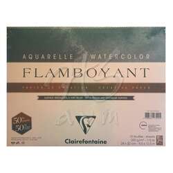 Clairefontaine - Clairefontaine Flamboyant Sulu Boya Blok 250g 24x32cm 10 Yaprak