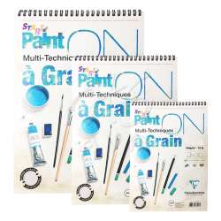 Clairefontaine - Clairefontaine Paint On Starter Multi-Techniques Spiralli 160g
