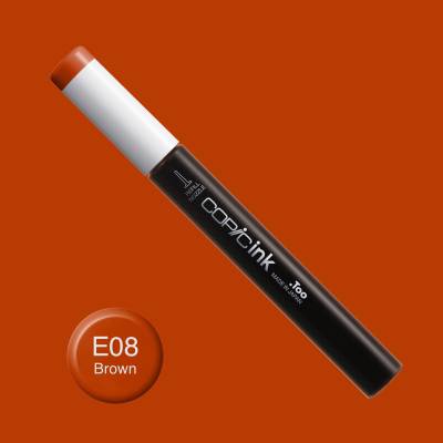 Copic İnk Refill 12ml E08 Brown