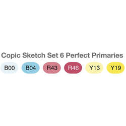 Copic - Copic Sketch Marker 6lı Set Perfect Primaries (1)