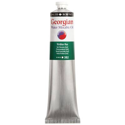 Daler Rowney Georgian Water Mixable Oil Su Bazlı Yağlı Boya 200ml 382 Viridian Hue