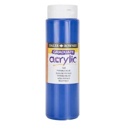 Daler Rowney Graduate Akrilik Boya 500ml 143 Phthalo Blue