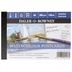 Daler Rowney - Daler Rowney Watercolour Postcards A6 12 Yaprak 300g