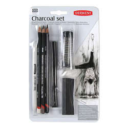 Derwent - Derwent Charcoal Pencils Füzen Seti