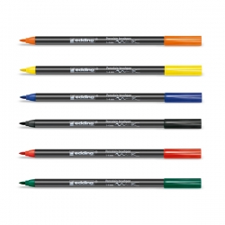 Edding - Edding Fırça Uçlu Porselen Kalemi 1-4mm