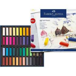 Faber Castell - Faber Castell Creative Studio Yarım Boy Soft Pastel 48li Kod:128248