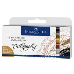 Faber Castell - Faber Castell Calligraphy Seti 6lı 167506