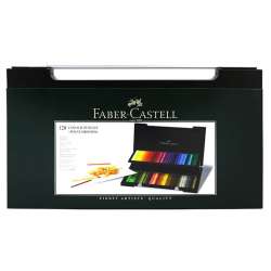Faber Castell - Faber Castell Polychromos Colour Pencils 120li Set Ahşap Kutu (1)