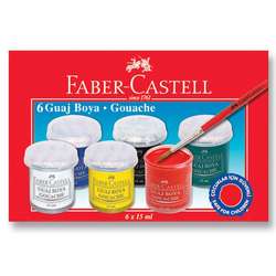 Faber Castell - Faber Castell Guaj Boya Takımı 6 Renk