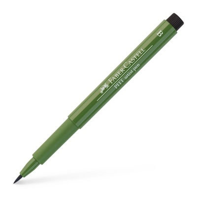 Faber Castell Pitt Artist Pen Çizim Kalemi B 174 Chromium Green Opaque