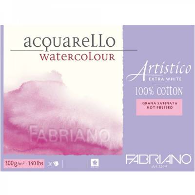 Fabriano Artistico Extra White 300g 20 Yaprak 26x36cm Hot Pressed