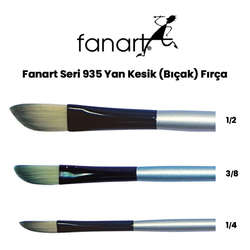 Fanart - Fanart Seri 935 Yan Kesik (Bıçak) Fırça