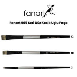 Fanart - Fanart 965 Seri Düz Kesik Uçlu Fırça