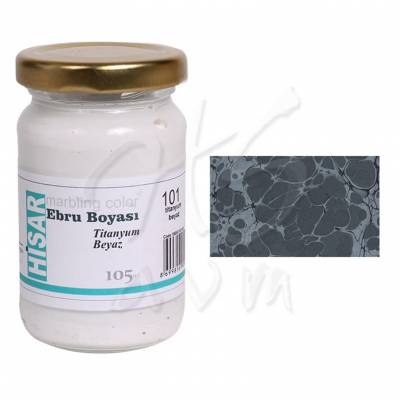 Hisar Geleneksel Ebru Boyası 105ml 101 Beyaz