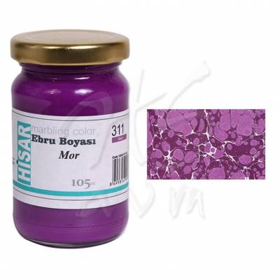 Hisar Geleneksel Ebru Boyası 105ml 311 Mor