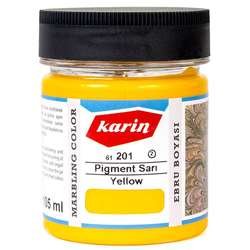 Karin - Karin Ebru Boyası Ezilmiş 201 Pigment Sarı 105cc