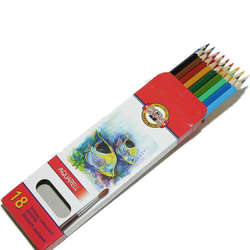 Koh-i-Noor - Koh-i-Noor Aquarell Pencil Sulu Boya Kalemi Balık 18li 3717