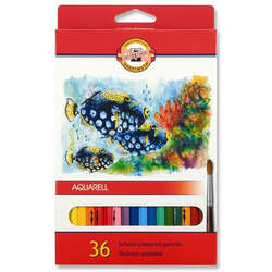 Koh-i-Noor - Koh-i-Noor Aquarell Pencil Sulu Boya Kalemi Balık 36lı 3719 (1)