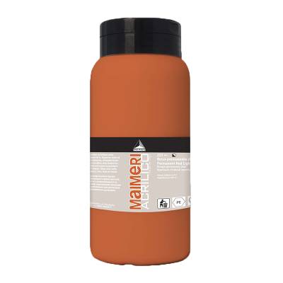 Maimeri Acrilico Akrilik Boya 251 Permanent Red Light 1000ml