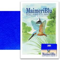 Maimeri - Maimeri Blu 1/2 Tablet Sulu Boya S1 No:391 Ultramarine Light