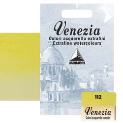 Maimeri - Maimeri Venezia Yarım Tablet Sulu Boya No:112 Permanent Yellow Lemon