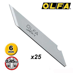Olfa - Olfa Maket Bıçağı Yedeği 25'li Tüp KB (1)