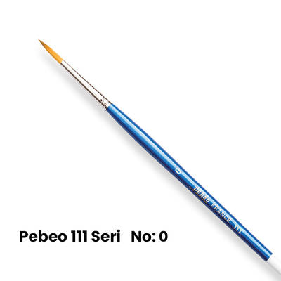 Pebeo 111 Seri Yuvarlak Uçlu Fırça No 0