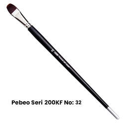 Pebeo - Pebeo 200KF Seri Sentetik Kedi Dili Fırça No 32