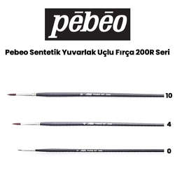 Pebeo - Pebeo 200R Seri Sentetik Yuvarlak Uçlu Fırça
