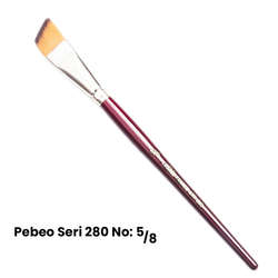 Pebeo - Pebeo 280 Seri Yan Kesik Uçlu Fırça No 5/8