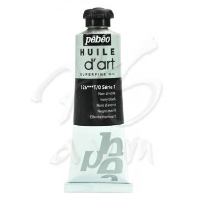 Pebeo Huile dArt 37ml Yağlı Boya Seri 1 No:126 Ivory Black