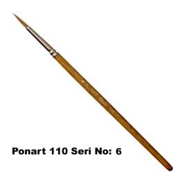 Ponart - Ponart 110 Seri Samur Fırça No 6