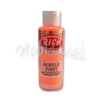 Rich Akrilik Boya 130ml Floresan Turuncu