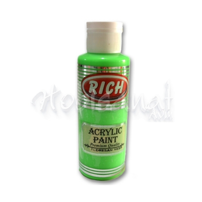 Rich Akrilik Boya 130ml Floresan Yeşil