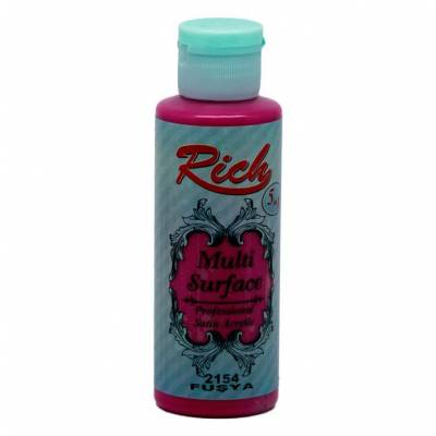 Rich Multi Surface Akrilik Boya 120ml 2154 Fuşya