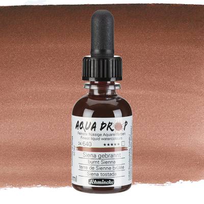 Schmincke Aqua Drop Sıvı Sulu Boya 30ml 640 Burnt Sienna