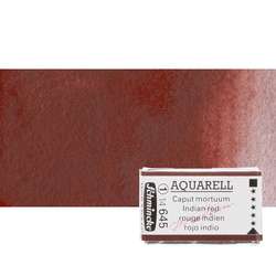Schmincke - Schmincke Horadam Aquarell 1/1 Tablet 645 Indian Red seri 1