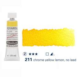 Schmincke - Schmincke Horadam Aquarell Tube 15ml S2 Chrome Yellow Lemon 211