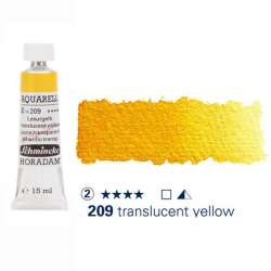 Schmincke - Schmincke Horadam Aquarell Tube 15ml S2 Translucent Yellow 209