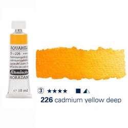 Schmincke - Schmincke Horadam Aquarell Tube 15ml S3 Cadmium Yellow Deep 226